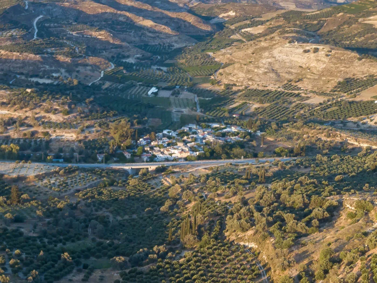 Plouti village in Messara Crete