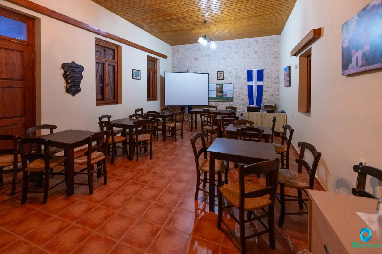 Inside the Cultoral Association in the old primary school of Kainourio Chorio