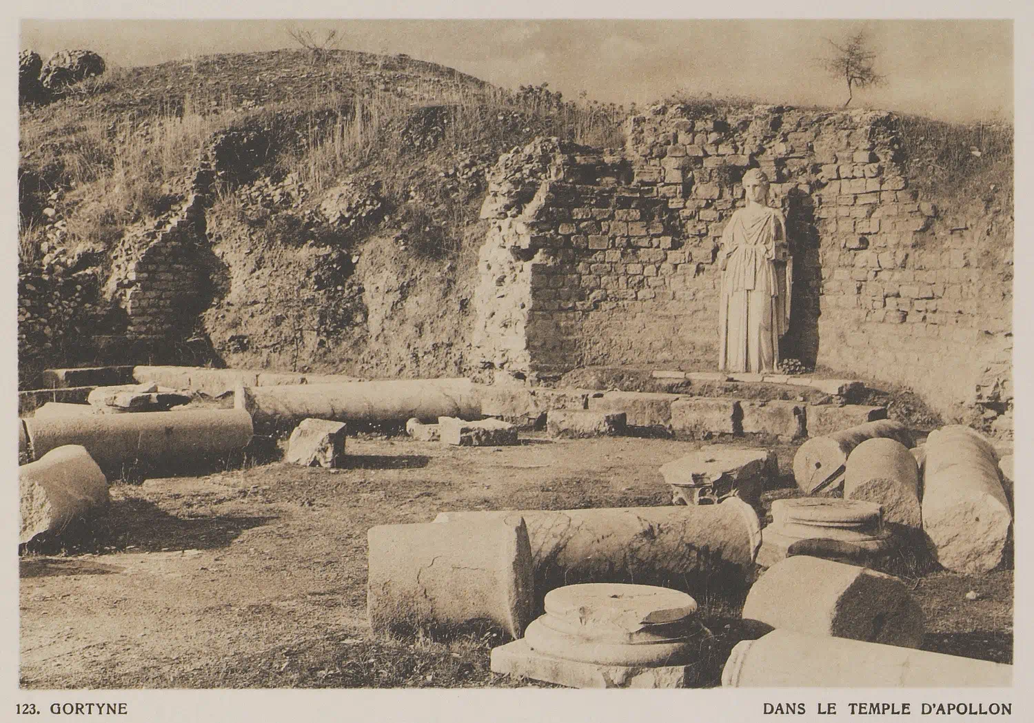 BOISSONNAS, Frédéric, 1919. The Temple of Apollo at ancient Gortyn