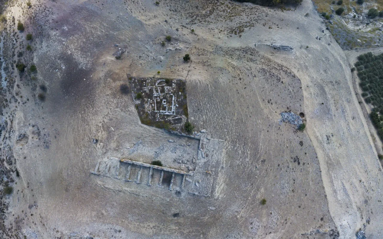 Acropolis of Gortyna in south Crete