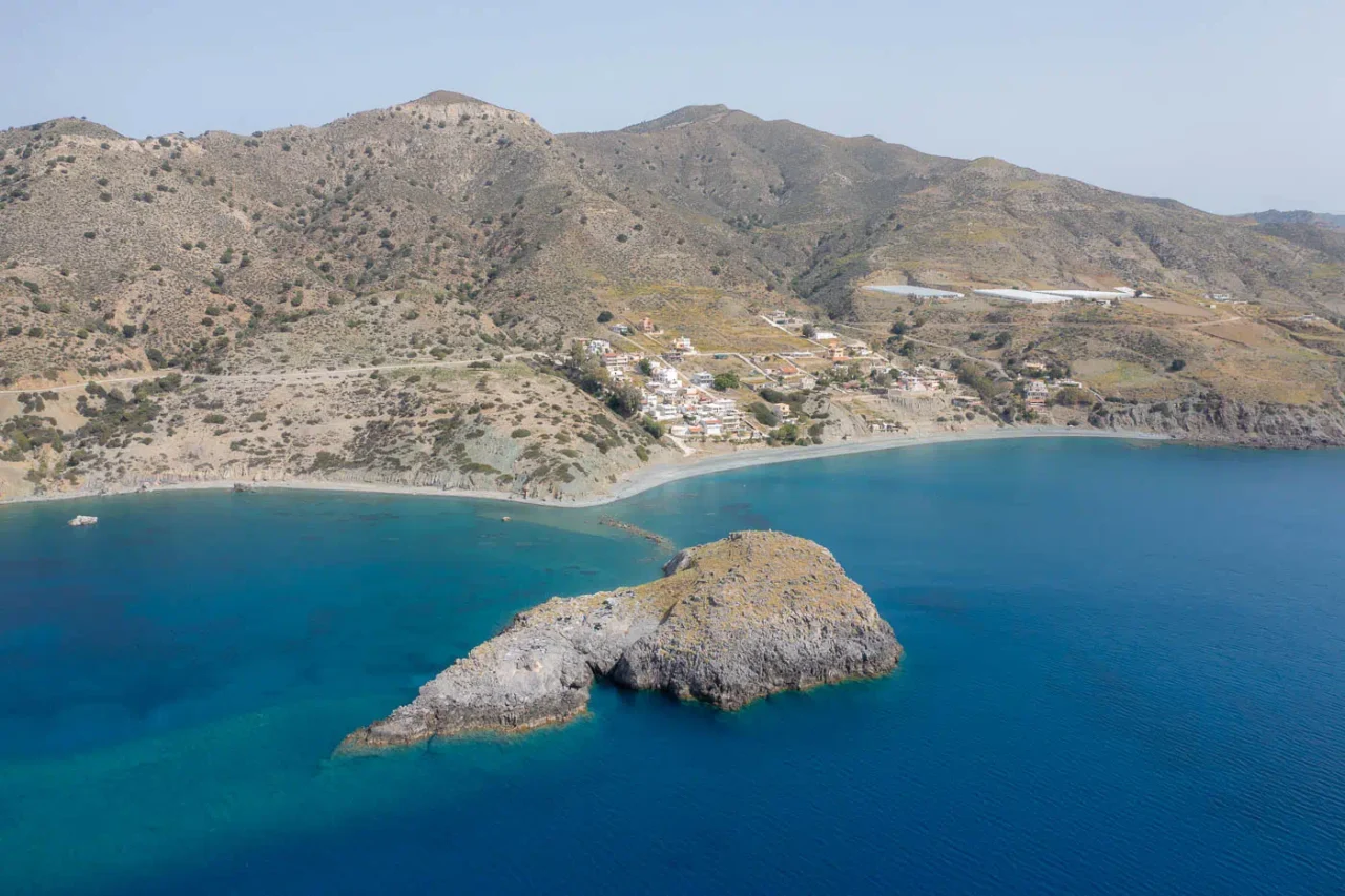 Ancient port of Lasaia, Chrisostomos beach