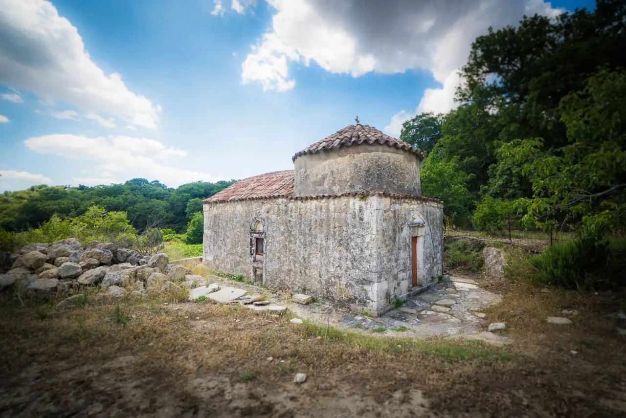 Agios Georgios Chostos near Axenti,  between Agios Thomas and Agia Varvara in Heraklion Crete