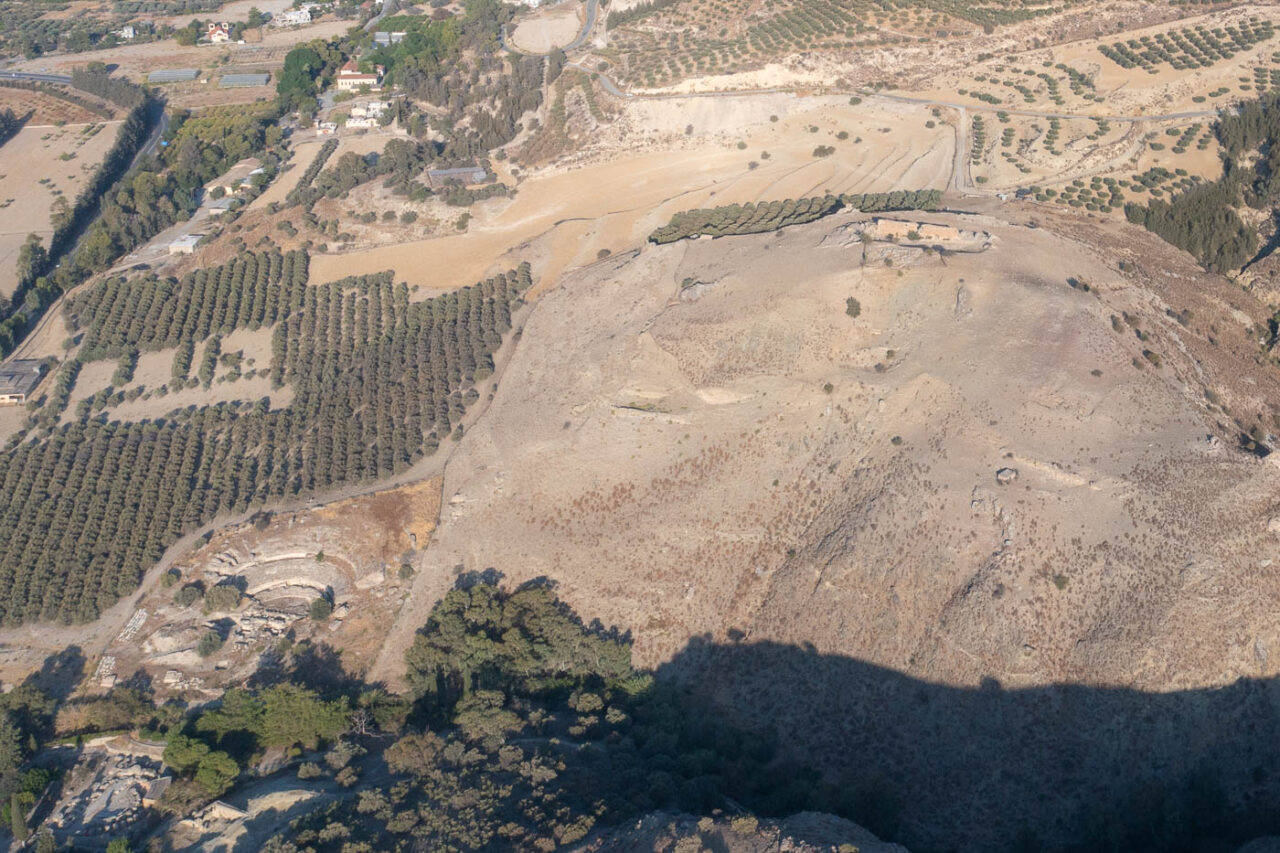 Gortyna archaeological site in south Crete