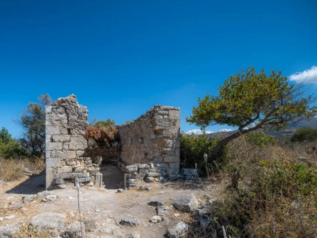 Agia Anna at the top of Prines Hill in ancient Eleutherna