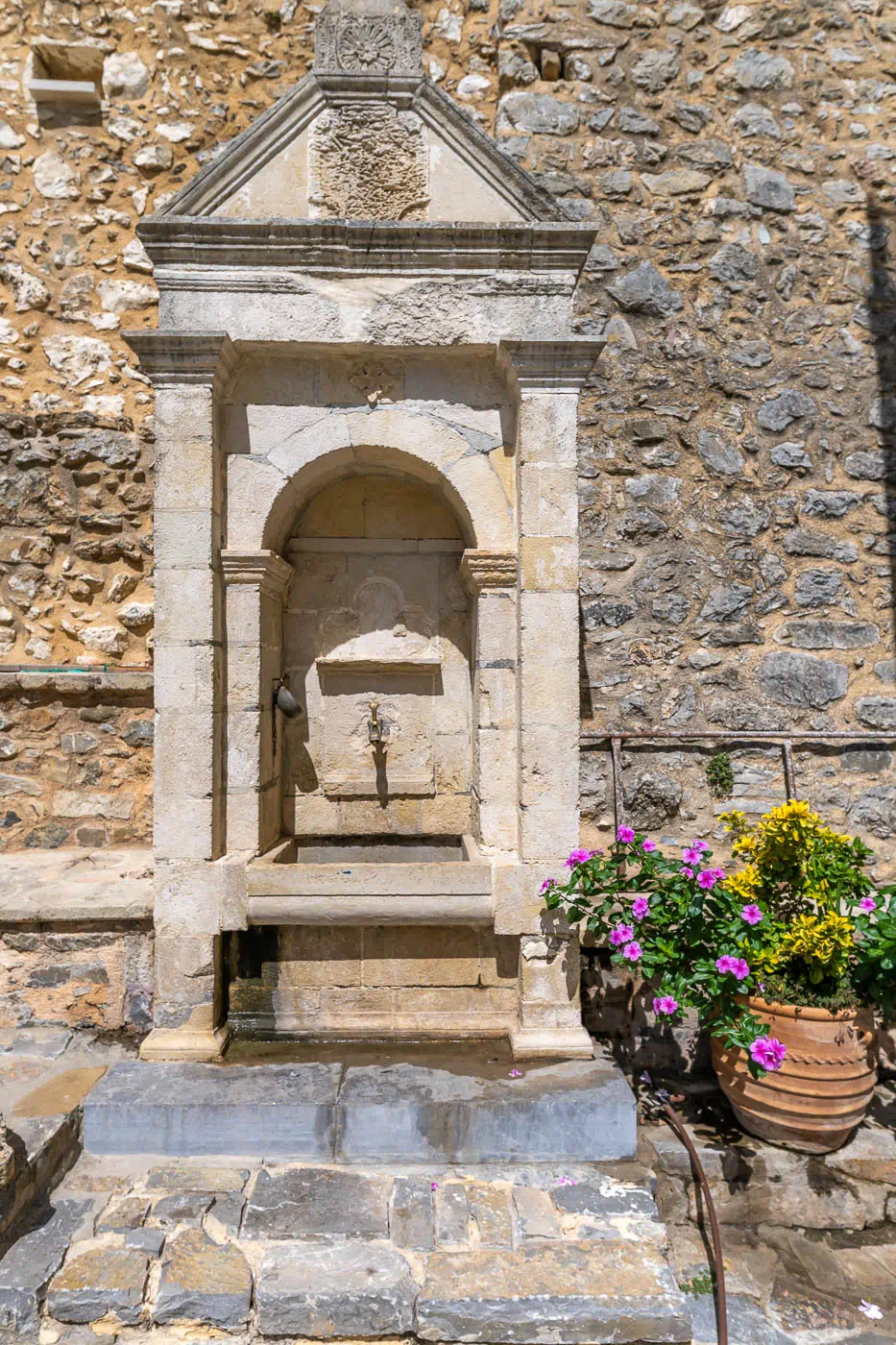 Tap in The Monastery of Agios Georgios Epanosifis