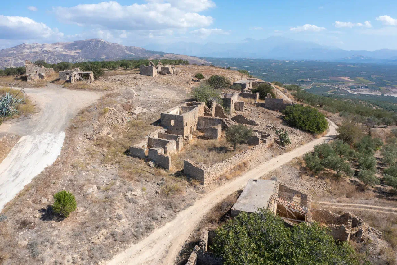 The Abandoned Village of Velouli near Apoini