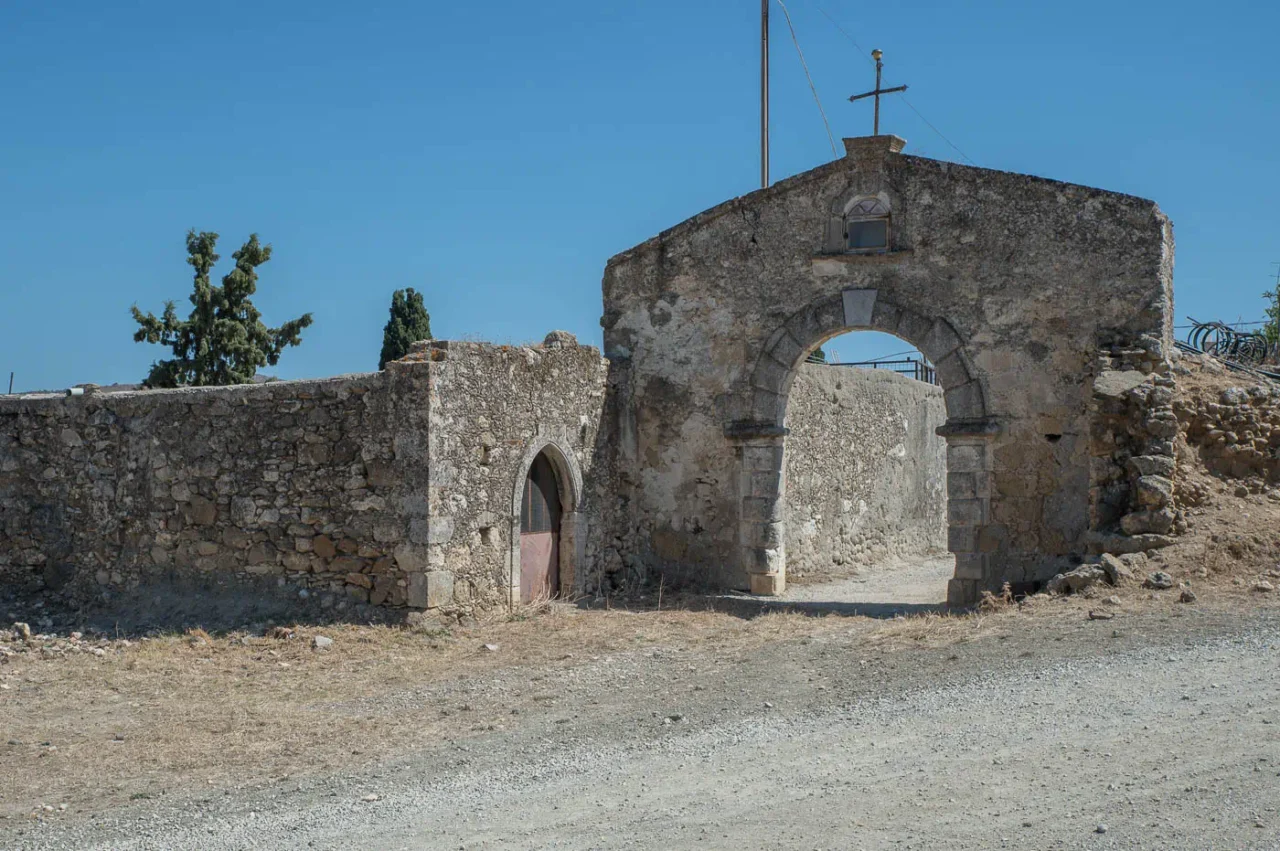 Apezana Monastery in Asterousia mountain in south Crete