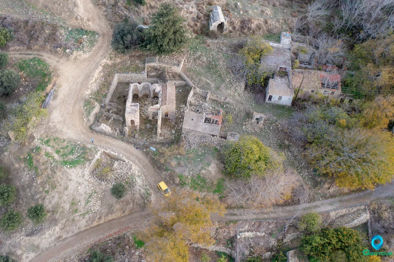 Mikra Episkopi abandoned village in Municipality of Minoa Pediada, Heraklion