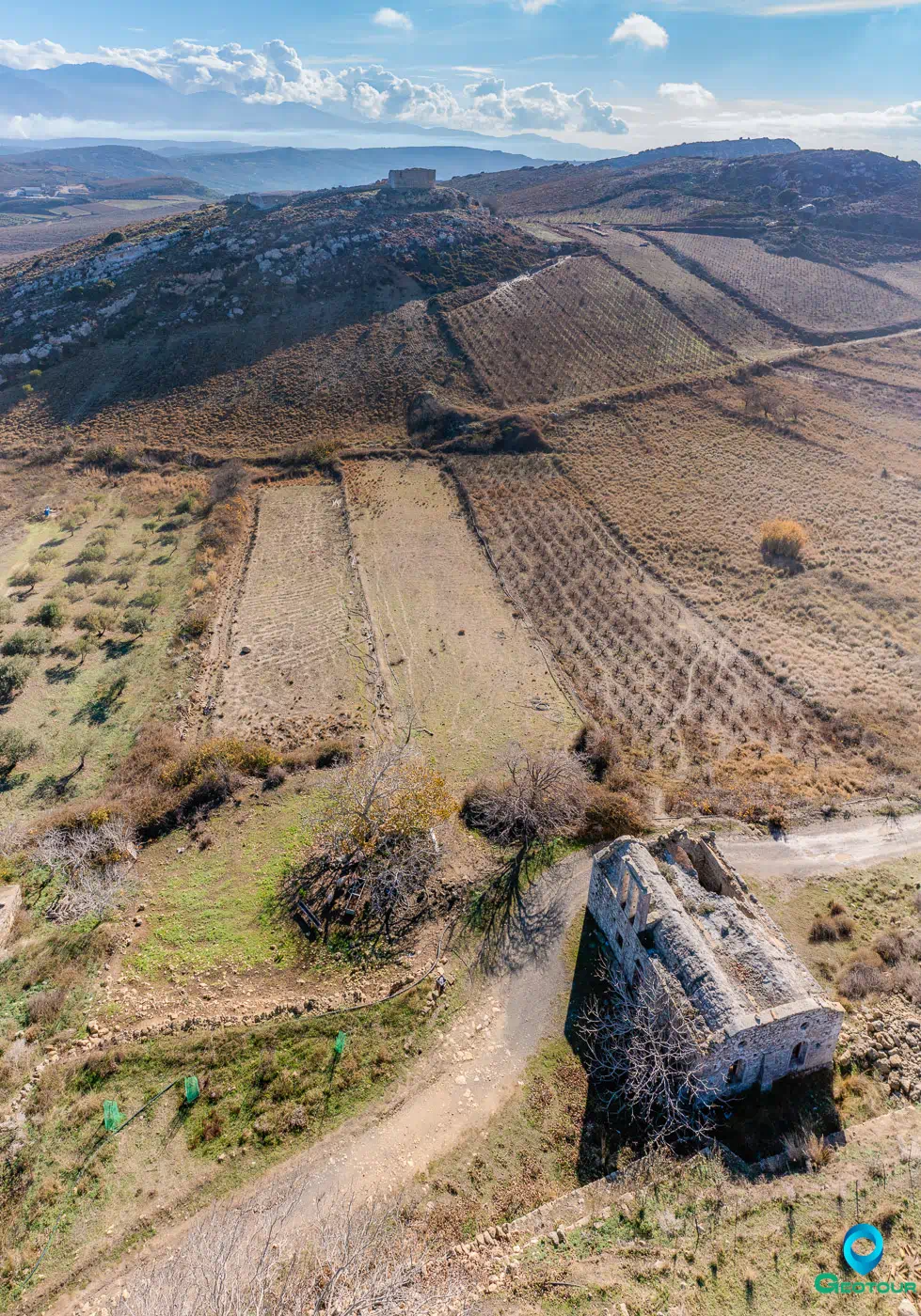 Agioi Apostoloi Church (Holy Apostles), and Tholoi fortress