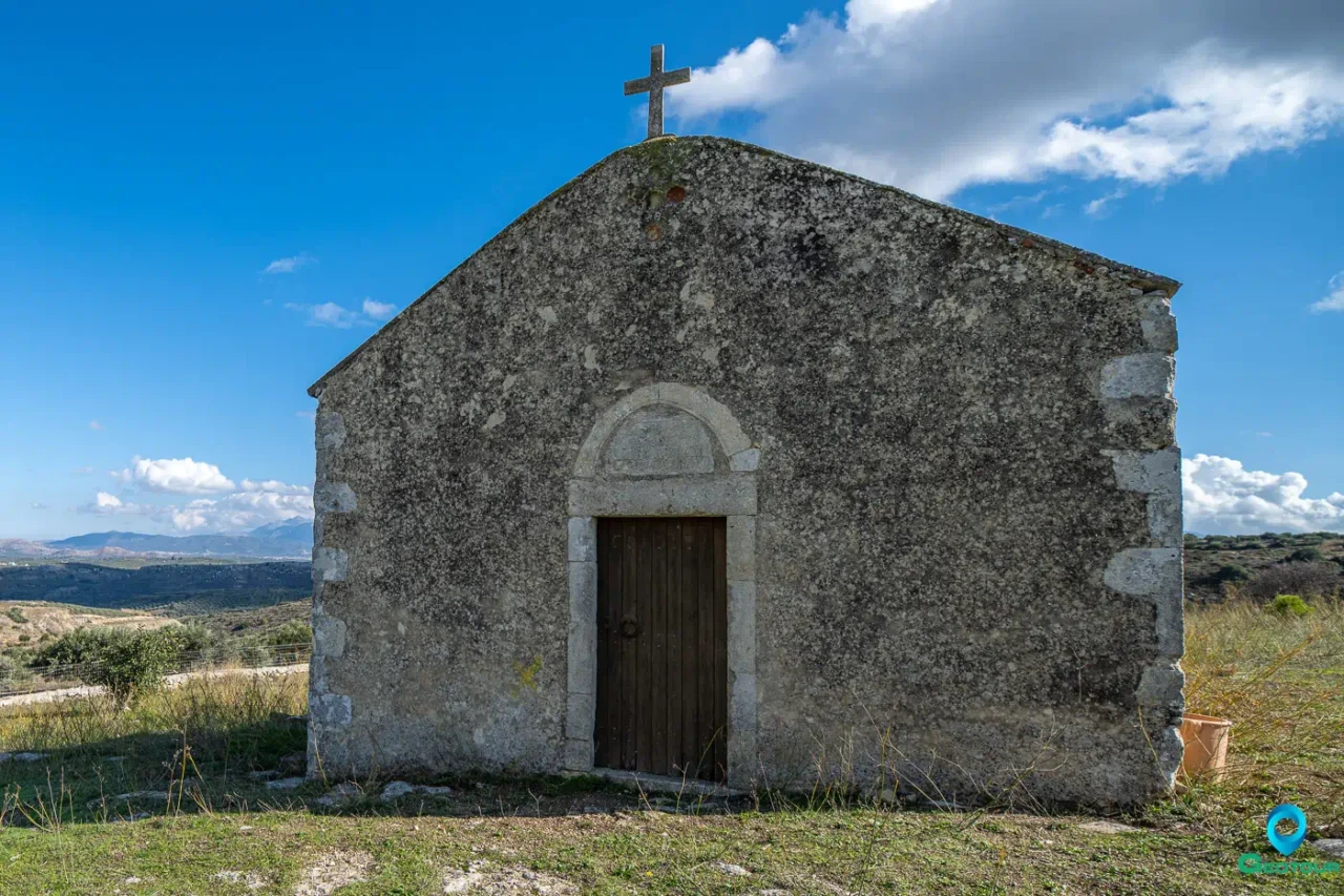 Zoodochos Pigi church in Rouma abandoned village near Alagni