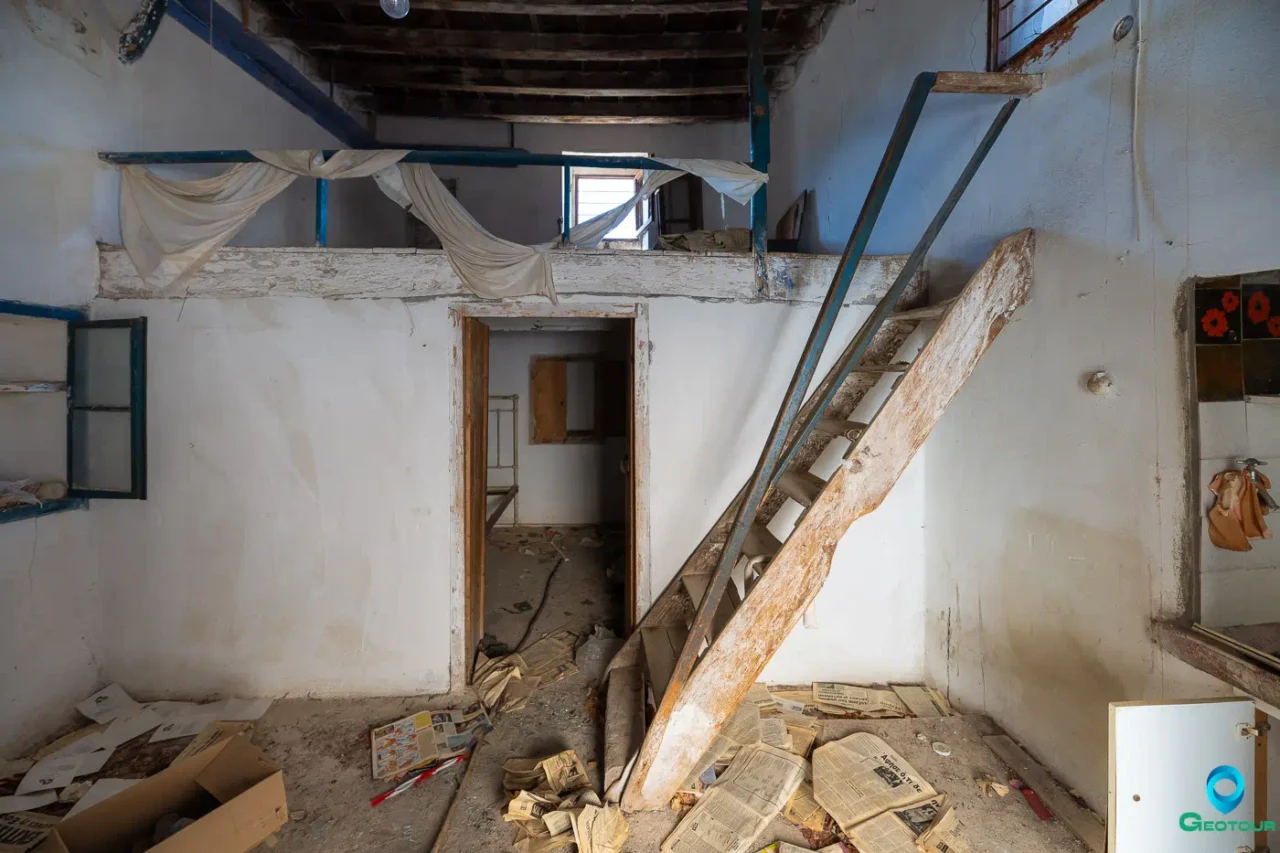 Inside an abandoned house in Kalami settlement near Ano Viannos.